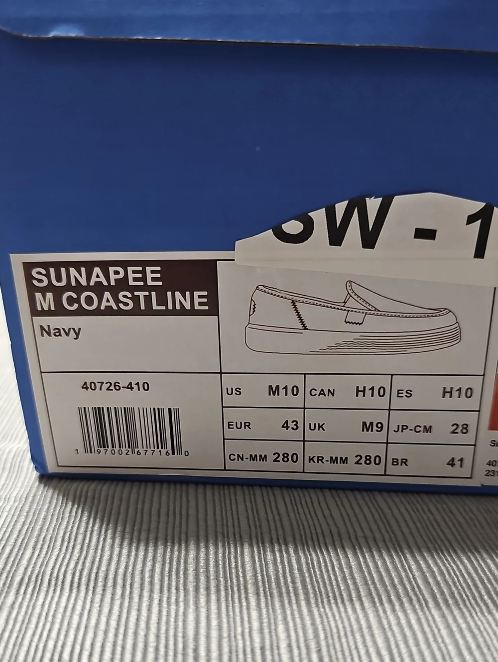 HEYDUDE Men's Sunapee Coastline Shoes. New In Box. Never Worn.